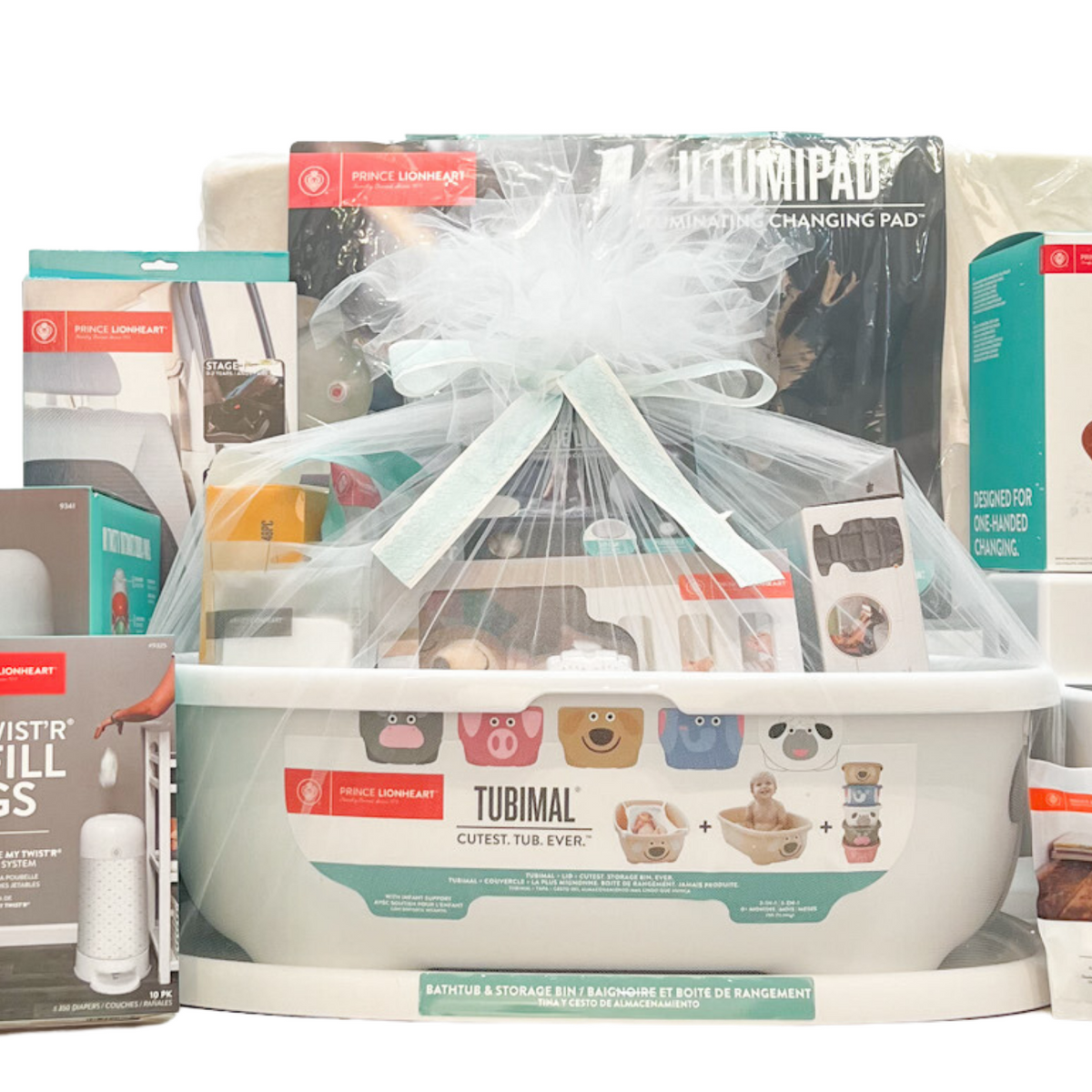 Everything But the Baby Gift Basket: 1 year’s supply of the best of the best from Prince Lionheart