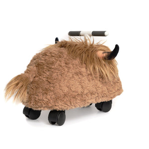 Prince Lionheart Hairies Ride-On Inflatable Toy - Fun and Safe Bouncy Ride for Kids - Highland Cow: Scotch