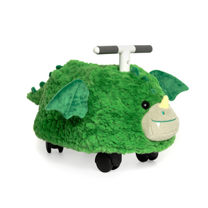 Prince Lionheart Hairies Ride-On Inflatable Toy - Fun and Safe Bouncy Ride for Kids - Puff The Dragon