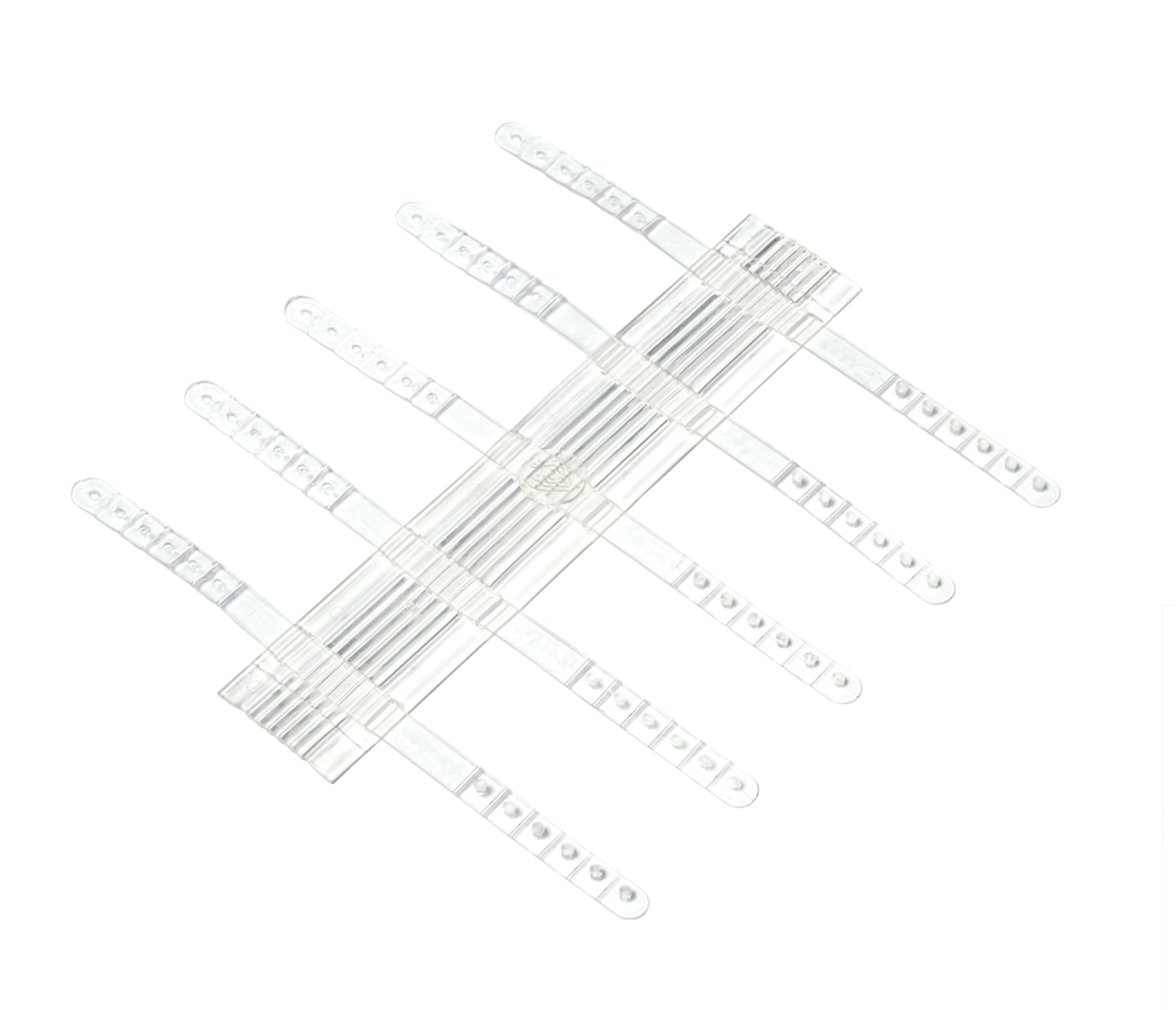 Clear plastic crib rail guard