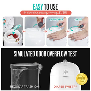 Diaper Twist'R® Diaper Pail